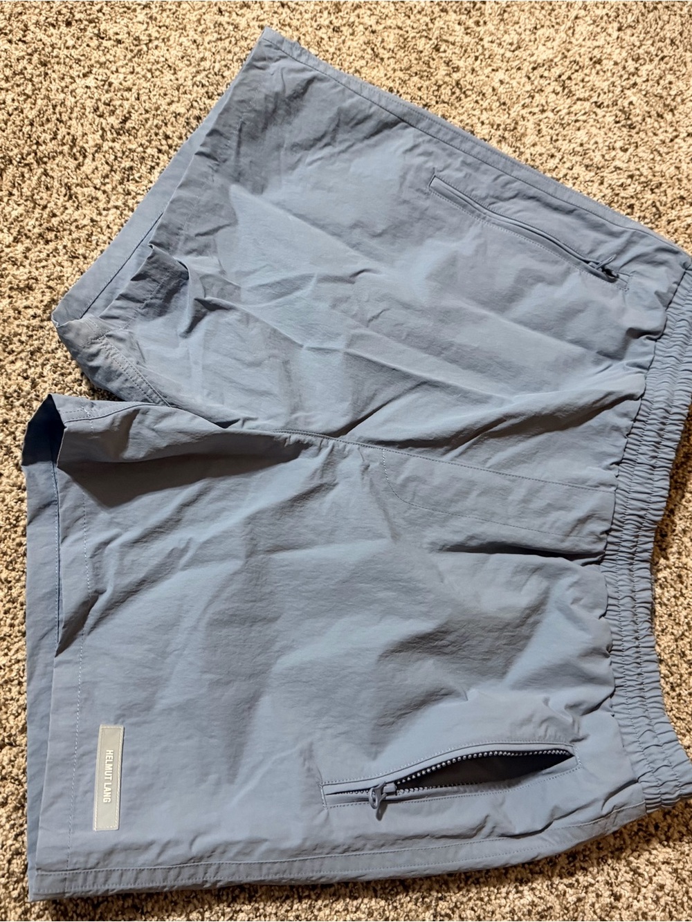 Helmut Lang Storm Blue Swim Shorts